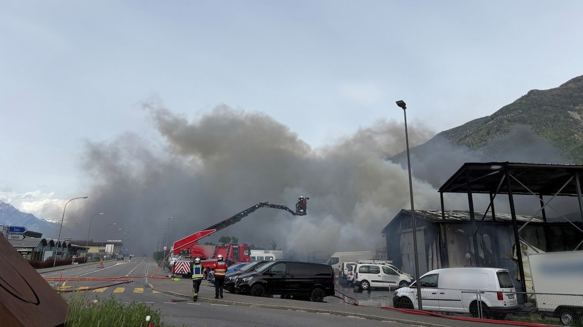 Un Valaisan reconnaît avoir déclenché l’incendie à Saxon.