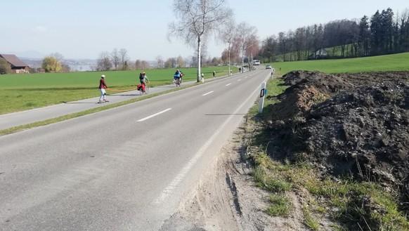 Auf dem Rad- und Wanderweg rund um den Greifensee herrschte am Samstag Hochbetrieb.