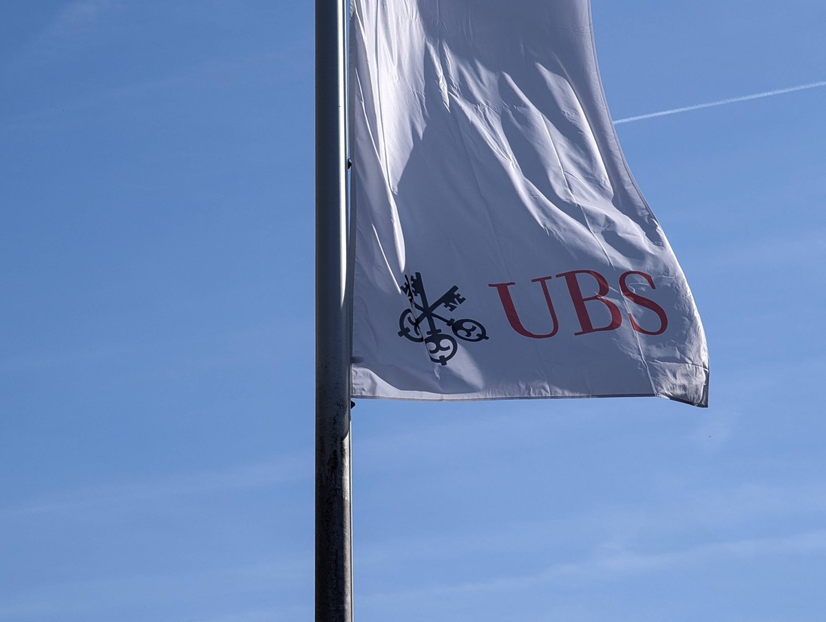 Munich Branch UBS Europe The UBS Europe SE branch stands at Europaplatz in Munich, Germany, on April 12, 2025. UBS Group AG is a multinational investment bank and financial services company headquarte ...