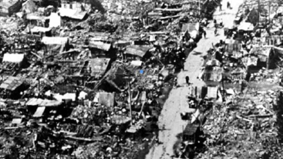 Eine Spur der Zerstörung nach dem «Great Bhola»-Zyklon von 1970.