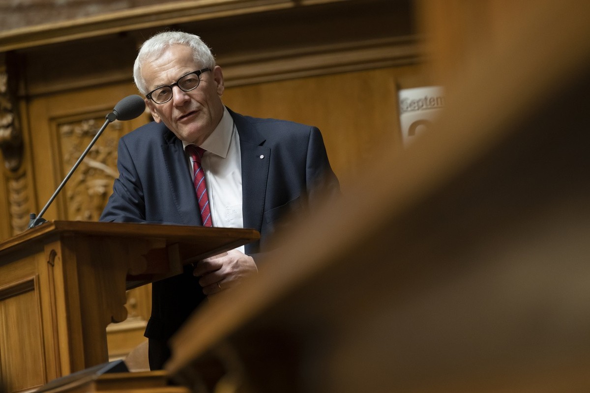 Kurt Fluri, FDP-SO, spricht , waehrend der dringlichen Debatte um Energiepreise, waehrend der Herbstsession der Eidgenoessischen Raete, am Mittwoch, 28. September 2022 im Nationalrat in Bern. (KEYSTON ...