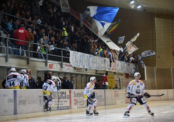 Eines der knappsten Spiele: Bellinzona – Ambri 2:3.