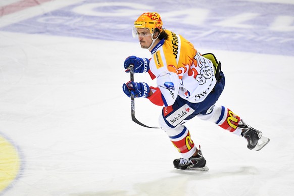 Zurich&#039;s Topscorer Roman Wick during the fourth leg of the Playoffs quarterfinals game of National League A (NLA) Swiss Championship between Switzerland&#039;s HC Lugano and ZSC Lions, on Saturda ...