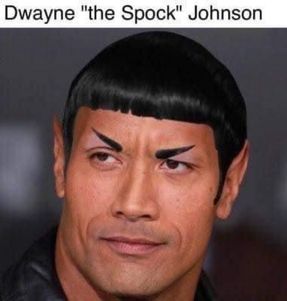 Movie Memes Dwayne Johnson Spock Star Trek https://www.reddit.com/r/moviememes/comments/szt1ig/dwayne_the_spock_johnson/