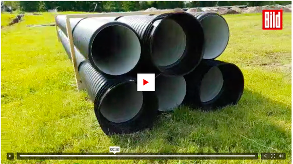 Diese Rohre werden zum neuesten Stolz des Wacken: Zur Bier-Pipeline