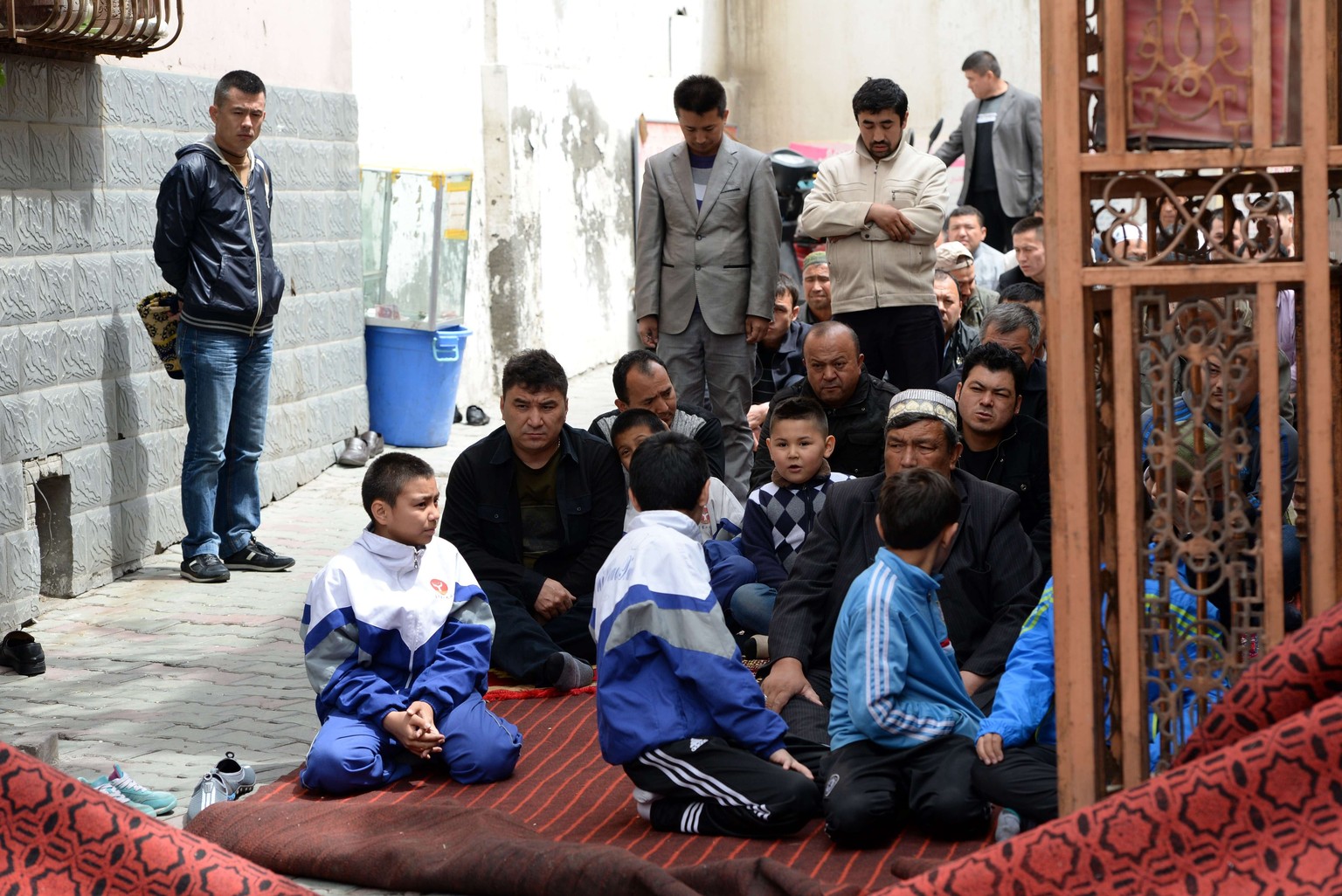 Uiguren beten in&nbsp;Xinjiang.