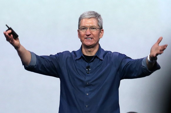 Macht Geld mit dem Verkauf von Geräten: Apple-Chef Tim Cook.