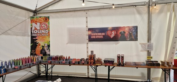 Feuerwerk Verkauf leise
