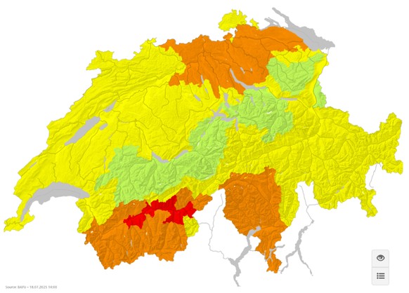 Waldbrandgefahr 21. Juli 2025