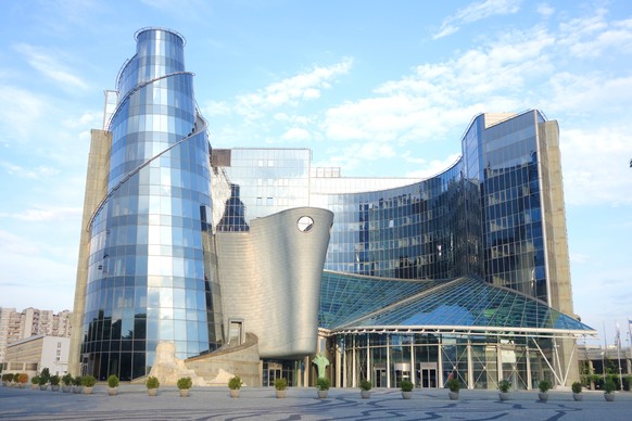 TVP Zentrale in Warschau öffentlich rechtliches Fernsehen von Polen