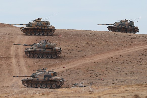 Türkische Panzer im Irak.
