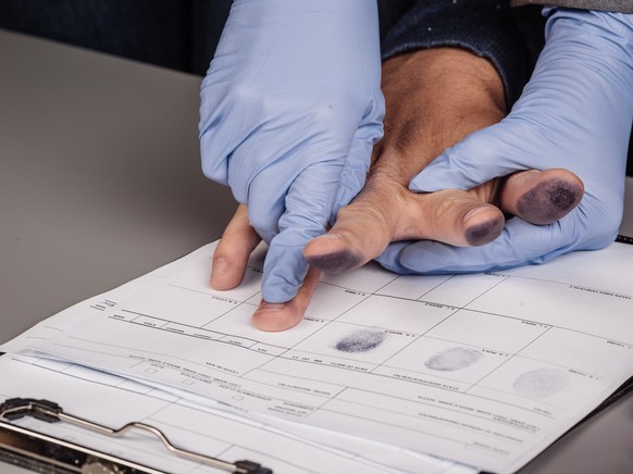 Polizei Fingerabdrücke