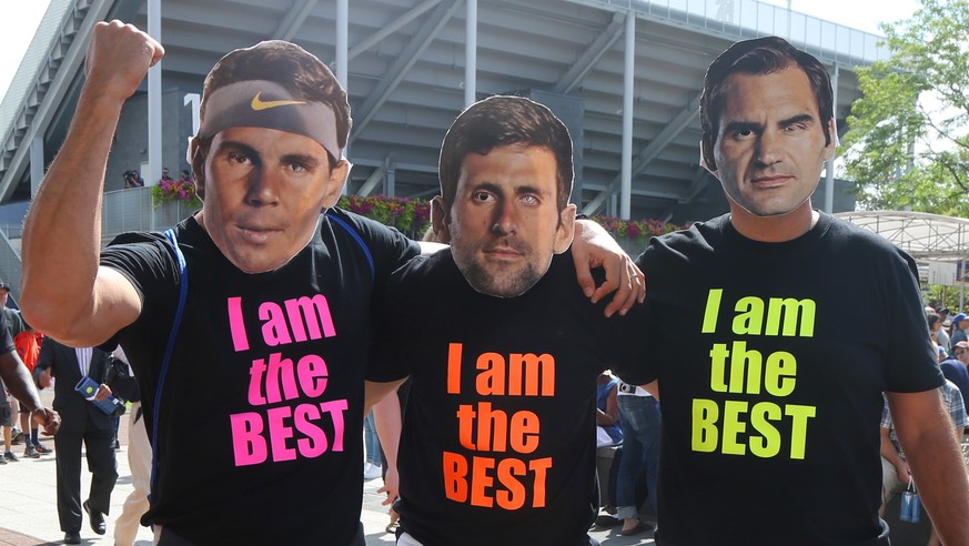 Novak Djokovic, Roger Federer und Rafael Nadal stehen in der Kritik.