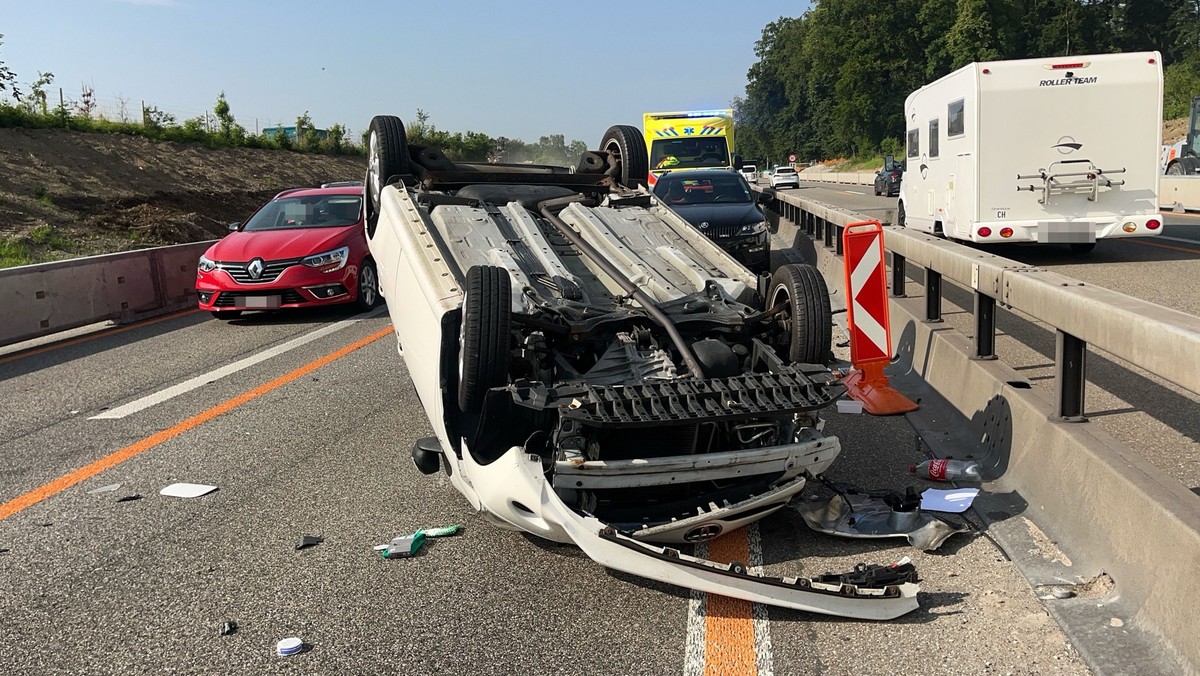 Unfall auf der A1 am 13.06.2025