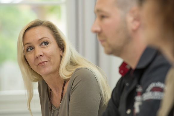 Umweltschuetzerin Vera Weber, neue Präsidentin der Fondation Franz Weber (FFW) an einer Medienorientierung in Basel am Dienstag, 27. Mai 2014