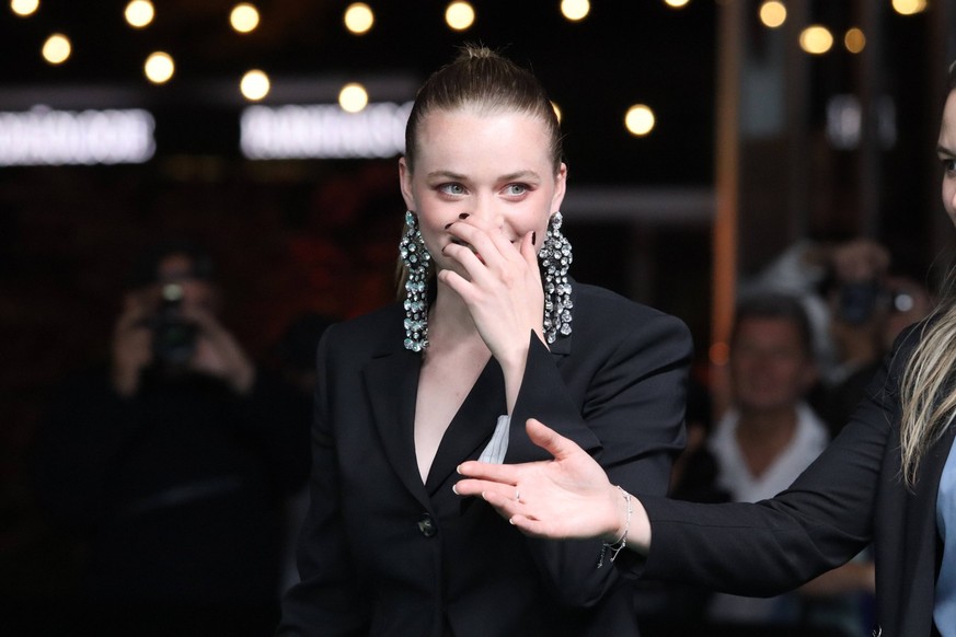 September 24, 2021, Zurich, Canton of Zurich, Switzerland: Swiss Actress Luna Wedler walks the Green CarpetO at the 2012 Zurich Film Festival. She is starring in the film JE SUIS KARL which premiered  ...