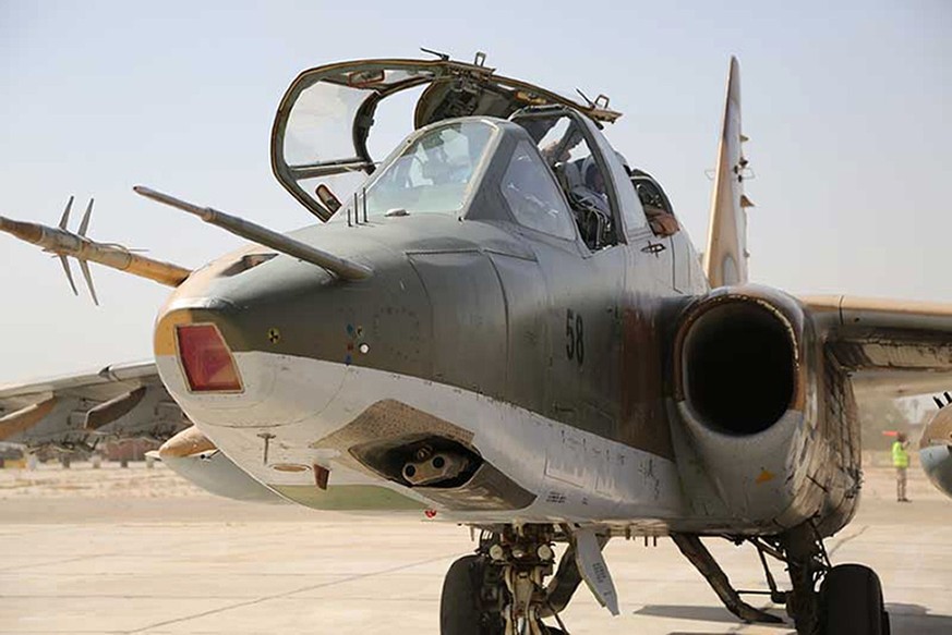 Beim Fehlabwurf wurde der Flugzeugtyp Suchoi-Su-25 eingesetzt&nbsp;– die Flugzeuge werden vom Iran und Russland geliefert.