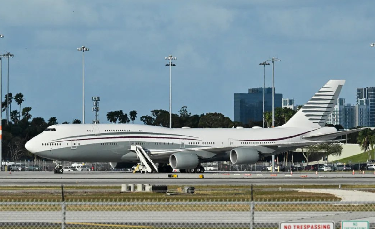 trump qatar jet