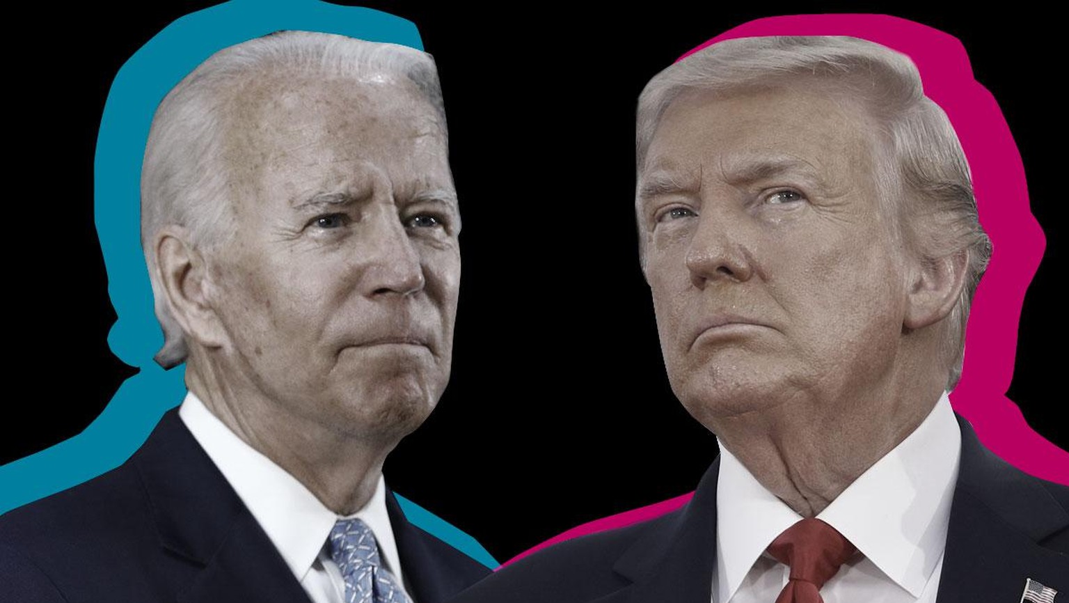 Biden und Trump US-Wahlen Polls Teaserbild