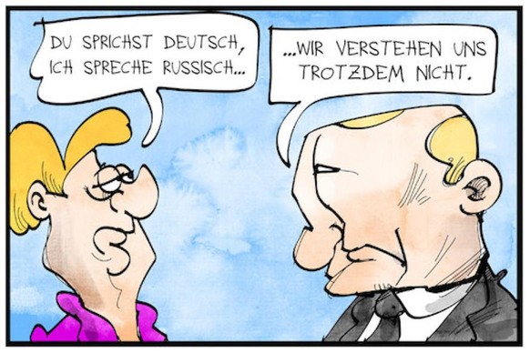 Â«Wer redet, der schiesst nichtÂ» â Baerbock verteidigt deutschen Ukraine-Kurs\nReden mit Russland hat ja schon unter Merkel grosse FrÃ¼chte getragen.
Die jetzige Regierung sollte einfach aufpassen  ...