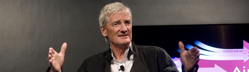 FILE - In this Wednesday, Sept., 14, 2011 file photo, Inventor James Dyson launches the Dyson DC41 Ball vacuum and the Dyson Hot heater fan on in New York. Dyson, the British company best known for in ...